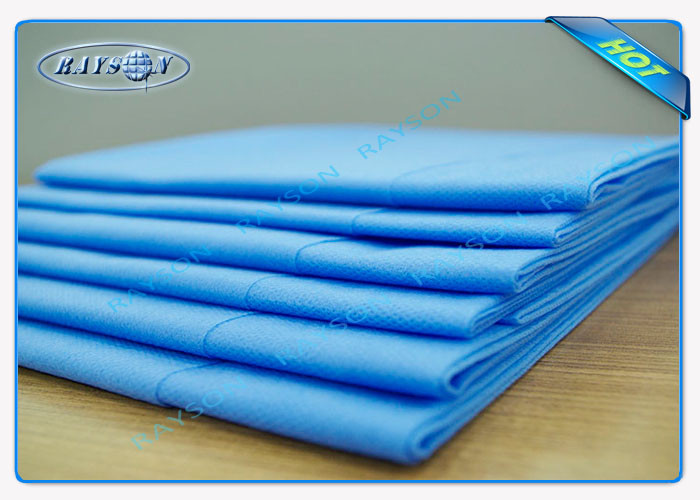 Hygienic 100% Polypropylene Non Woven Hospital Disposable Bed Sheet 10-150gsm Weight