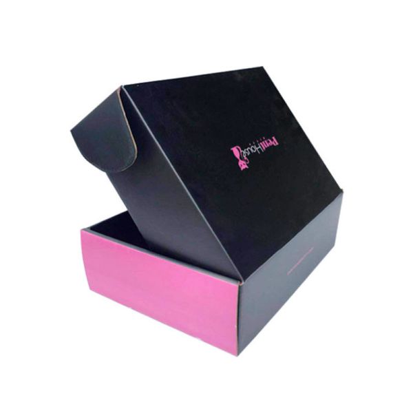 Customizable Rectangular Cosmetics Protective Corrugated Cardboard Shipping Box With Matt Lamination Print