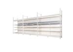 Integrated Shop Shelving Compatible Tegometall Shop Shelving for Hypermarket
