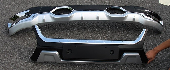 Renault New Captur 2016 2017 Protection Parts Front Guard And Rear Bumper Guard
