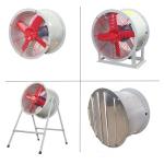 Bathroom Ceiling Flameproof Exhaust Fan Variable Speed Industrial High