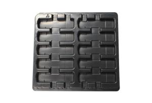 Wholesale Thermoformed ABS Custom Black Plastic Blister Packs ESD PS Packaging Tray from china suppliers
