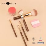 Travel Makeup Brush Set Used With BLUSHER, CONCEALER, Eyebrow Pencil, Eyeliner