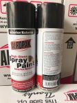 Anti Scratch Aerosol Spray Paint Odourless 400ml Car Spray Paint Cans