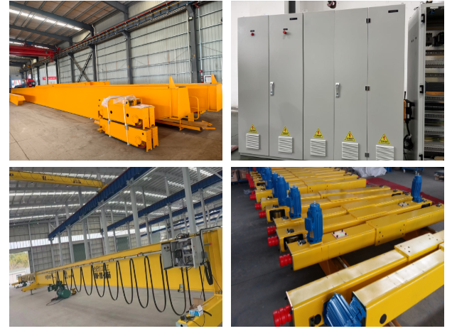 European double-girder overhead crane adopts optimized steel structure and precision welding