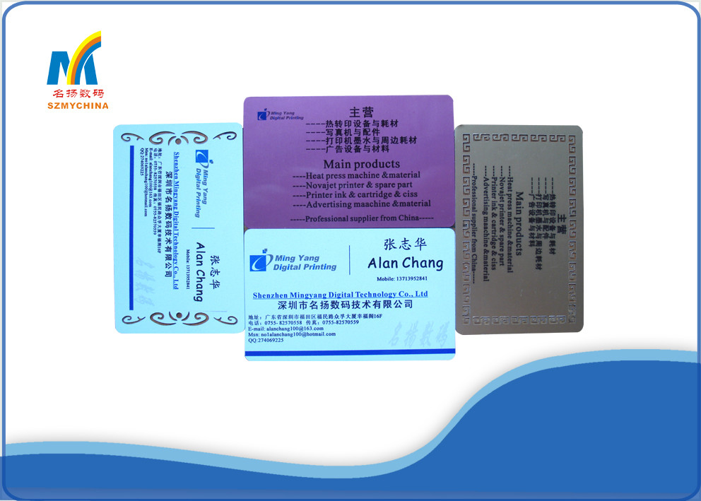 Durable Metal Business Cards Aluminum