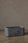 HAIHONG Gray Rectangular Outdoor Planters Artificial Plant Accessories