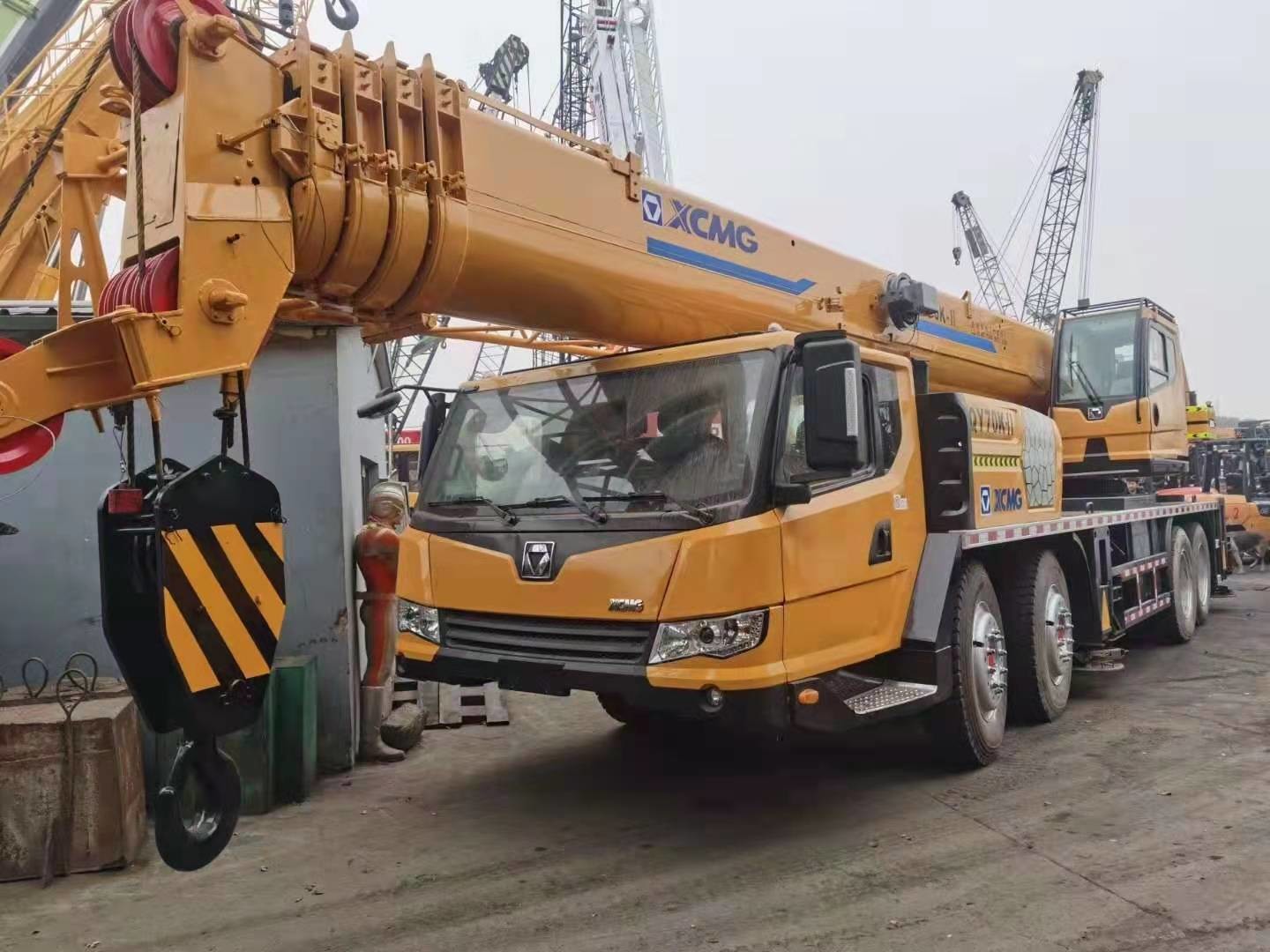 XCMG QY70K 2200rpm 5 Arm Used Mobile Crane 70 Ton