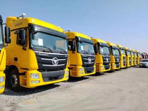Wholesale New Tractor Trucks 6*4 Foton GTL Horse 510hp Yellow Color 10 Tires Automatic 2021 Year from china suppliers