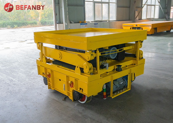Durable Factory Use Rail Operated Transfer Carts