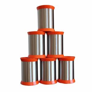 Wholesale TOPONE Stainless Steel Wire Spool 304/316 0.025mm-0.05mm1 Micron 5 Micron For Spinning Yarn from china suppliers