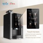 Automatic Commercial Coffee Making Vending Machine 15.6 Inches Touch Screen Hot