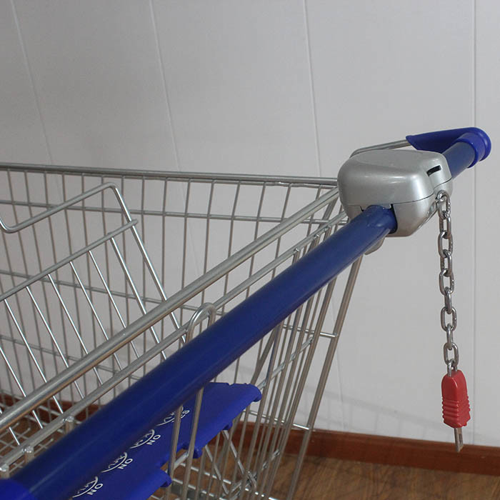 240L Convenience Store Galvanized European Market Supermarket Shopping Trolley
