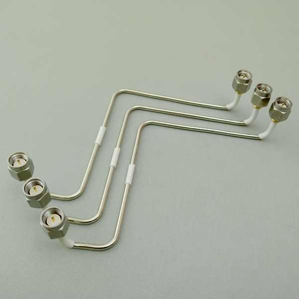 Passivated SMA Microwave Coaxial Cable , 18GHz Semi Rigid Rf Coaxial Cable