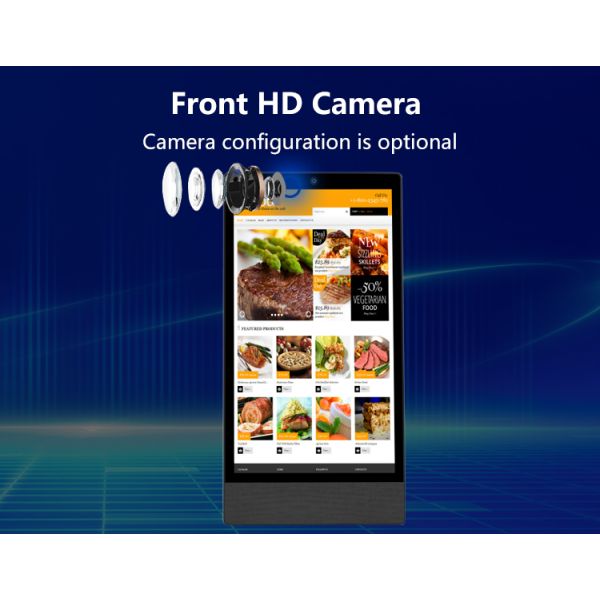 15.6inch L shape octa quad RK3576S android tablet pc business kiosk Built-in battery