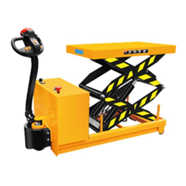 Battery Powered 2000kg Mobile Lifting Trolley Electric Scissor Trolley Lift