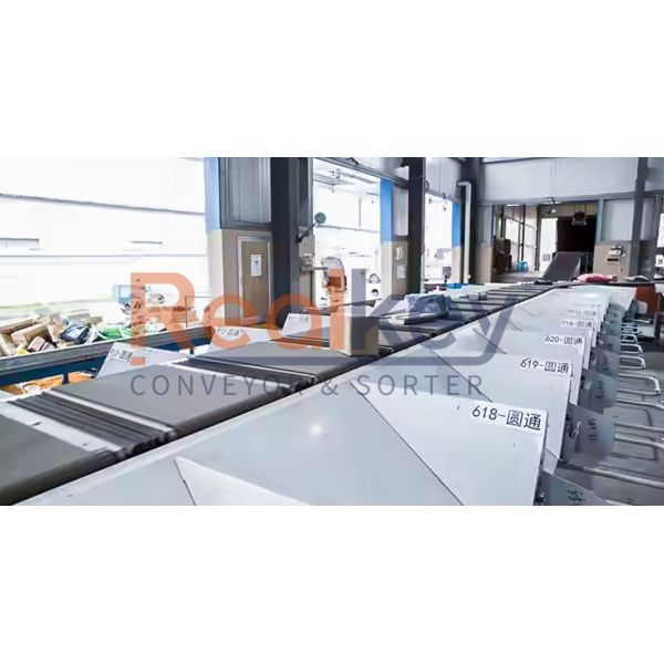 High Speed Automated E-commerce Cross Belt Sorter Accurate Efficient Streamlined