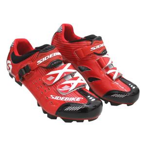 Wholesale Microfiber Upper Bright Cycling Shoes Red And Black Color Low Wind Resistance from china suppliers
