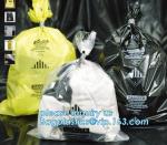 PE asbestos yard waste bags, Durable Black Large 6 Mil Jumbo Disposal Asbestos