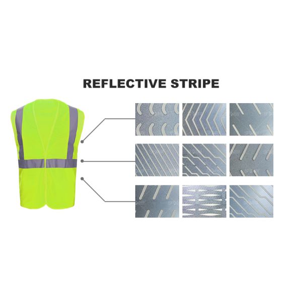 100% Polyester Tricot Safety Vest Belt High Visibility Reflective Belt Vest
