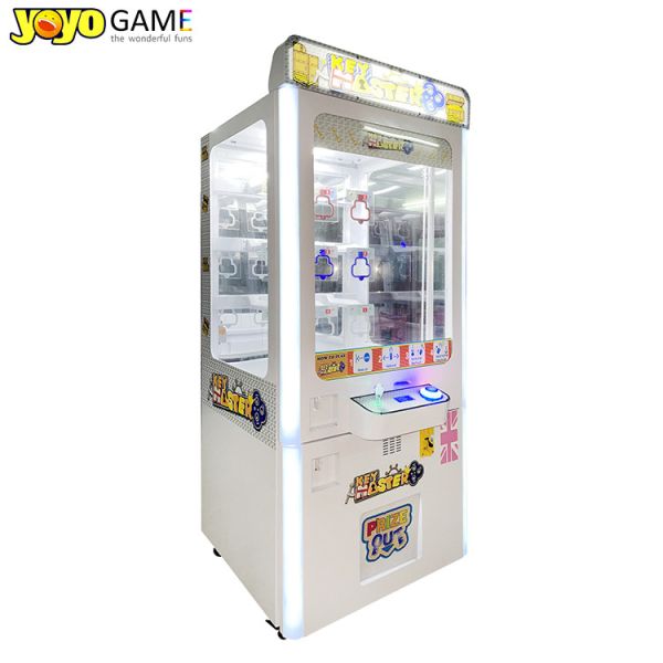 Mini Key Master Prize Vending Machine Newest Design Push Win Gift Game Machine 9 Hole