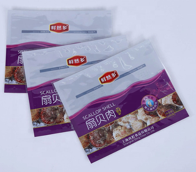 38.5x25.5cm Vacuum Packaging Pouch , Laminated Sealed Pillow Bag Packaging