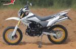 Single Cylinder 200cc Dual Sport Motorcycle Two Pipes Muffler Alloy 4 Stroke