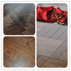 Wholesale natural solid black walnut parquet flooring from china suppliers