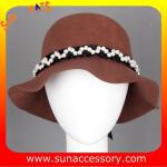 6090347 Sun Accessory customized winner fashion 100% wool felt clothe hats,