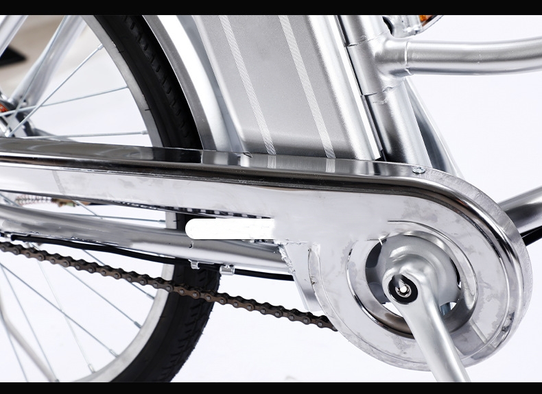 48V 250W Motor Electric Bike Step Through Frame 8Ah / 10Ah Lithium Battery