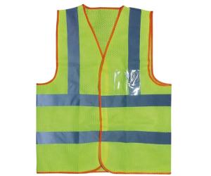 Wholesale 120g Safety Vest Net Green Mesh Safety Vest With PVC Pocket from china suppliers