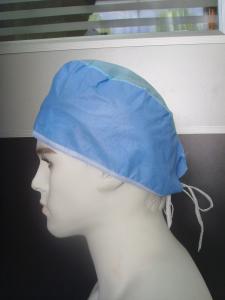 Wholesale Personal Protective Disposable Head Cap Blue Doctor Head Cover Latex Free from china suppliers