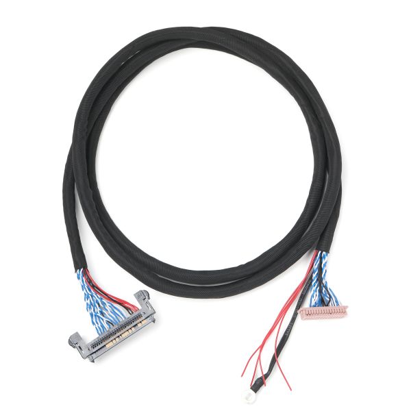 Custom LVDS Cable Assembly For P320HVN02.0 Display With JAE & DF13