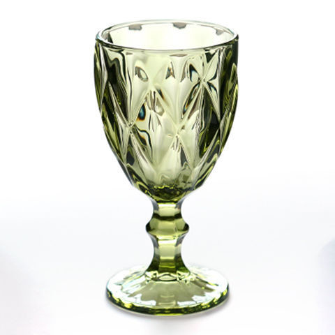 Champagne Wine Glass Goblets Colored Glassware Bulk for Kitchen