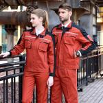 Wear Resistant Mens Long Sleeve Overalls , Mens Work Coat For Labor Protection