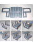 Deluxe Massage Hot Tub Spa Steps 2 Tier Signature Spa Steps Simulated Wood Grain