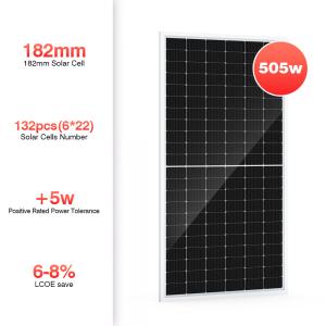 Wholesale 500W 182x182mm Solar Photovoltaic Monocrystalline PV Panels Cell 132pcs from china suppliers