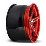 Customized Red 2-PC Forged Alloy Rims FOr Ferrari / Rim 22" Alloy Car Rims 5x114