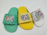 Size 36-41 Sliver Outsole Pu Upper Magic Slide Sandals