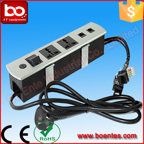 Office Partition Wall Power Socket with Power and USB charger