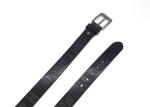 Genuine Cowhide Alloy Buckle 38mm Embossed Leather Belt