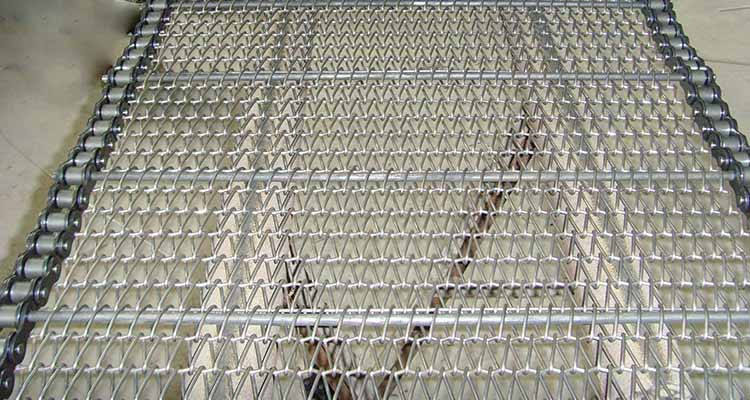 High Temperature 314 310s Stainless Steel Spiral Mesh Conveyor Chain Belt Metal