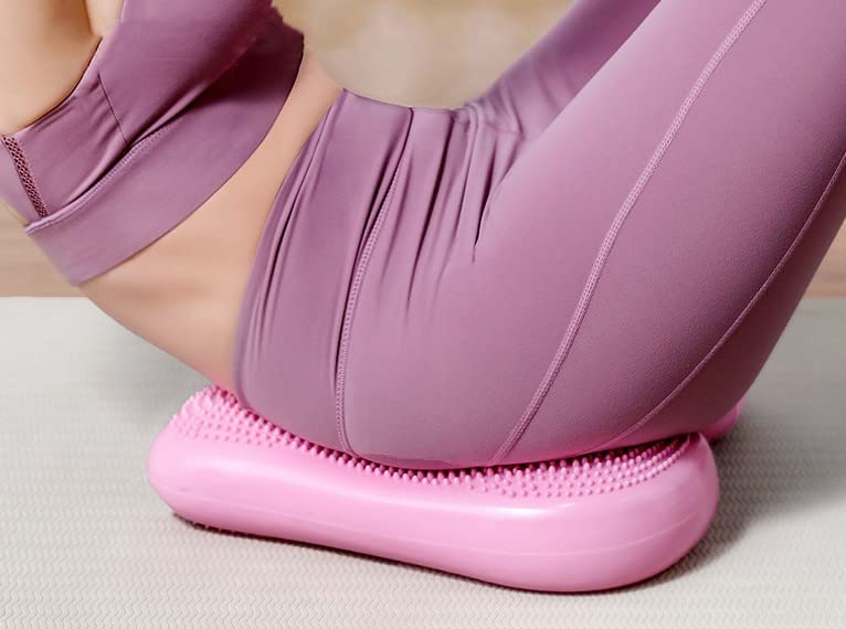 Yoga Air Balance Cushion Board Inflatable Stepper PVC Foot Balance Pedal Multifunctional