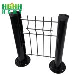 Outdoor Metal 1.73m Curved Welded Wire Mesh Fence Garden Panel 3d