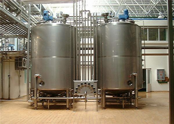 Quality Large Stainless Steel Tank , Jacketed Mixing Tank 500L - 50000L Capacity for sale