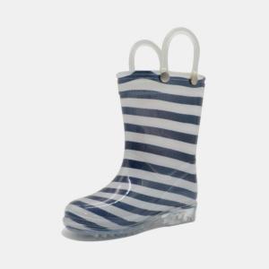 Wholesale Sea Striped 34EU Waterproof Rain Boots With Handles from china suppliers