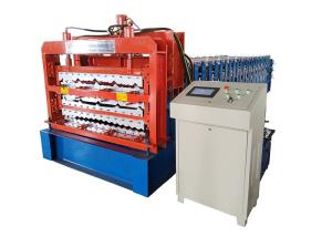 Wholesale 4 KW Power Roofing Sheet Roll Forming Machine For Three Roofing Sheet from china suppliers