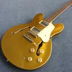 Hollow body Jazz electric guitar, Golden Jazz Guitar, Rosewood Fingerboard