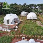 4 Person hotel white Geo dome tent
