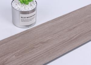 Fireproof SPC Grey Vinyl Flooring 6mm Thickness No Noxious Or Chemical For Kitchen
